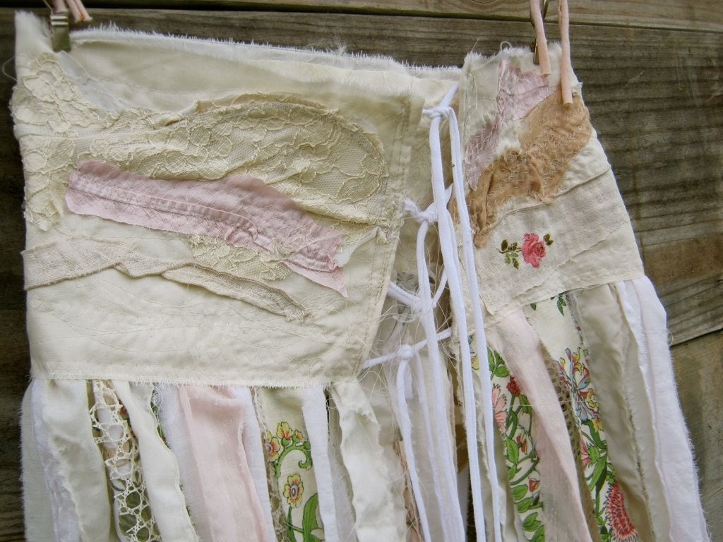 MADE TO ORDER - mori inspired Funky Eco Pixie OverSkirt / Mini Dress