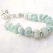 Larimar bracelet 8 inches length