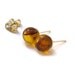 Dominican amber earrings post earrings studs minimalist style jewelry simple clean jewelry