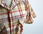 Vintage Western Plaid Shirt Small 'Big Mac'