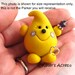 JUNE Birthstone PEARL PARKER - Polymer Clay Character with Swarovski Cream Pearl