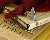 Art Deco Triangle Tie Tack OR lapel pin