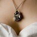 Anatomical Heart Necklace in antique silver on an 24" Chain (Original Design & Made in NYC)