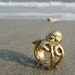 Gold octopus ring sizes 4 to 7 self adjustable