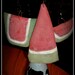 Primitive Watermelon Plant Pokes--Set of 3