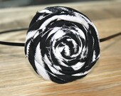 Zebra Rosette Headband
