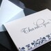 Simple and Elegant Thank You cards by KBatty - Set of 10