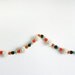 RESERVED for Stephanie Crandall Gold, Green, Coral & Creme Yarn Pom Pom Garland