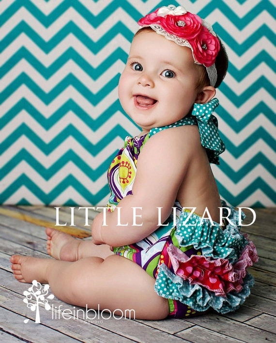 Girls Ruffled Sun Suit, Romper Sewing Pattern - PDF tutorial