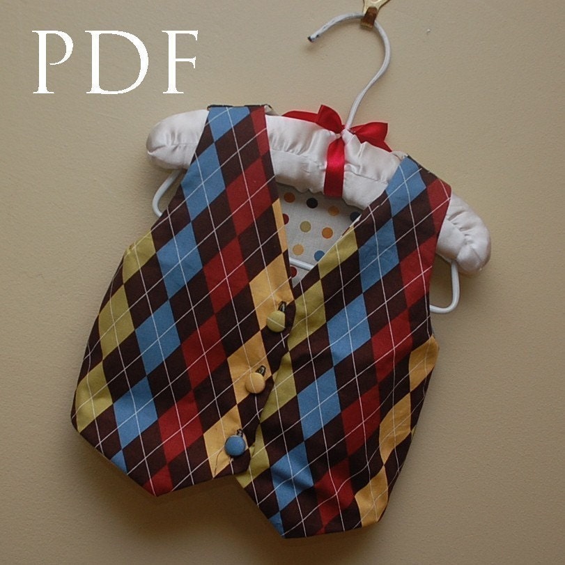 Reversible Vest Pattern