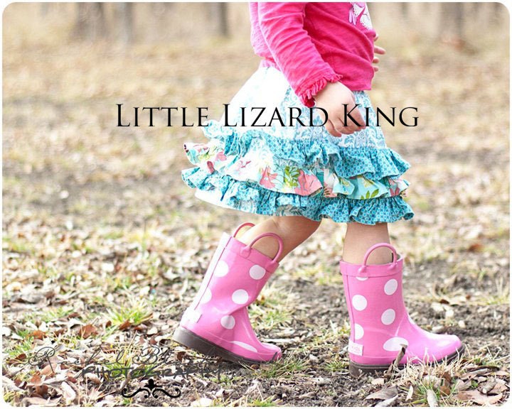 Ruffle Skirt Sewing Tutorial- PDF Tutorial for your daughters and their dolls
