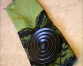 Vintage Fabric Cuff Bracelet