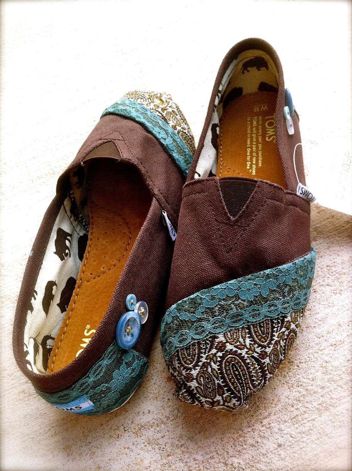 Custom Fabric upholstered Toms