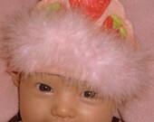 Baby or Baby Doll Princess Felt Tiara, Photo Prop or Toy. Ready to ship