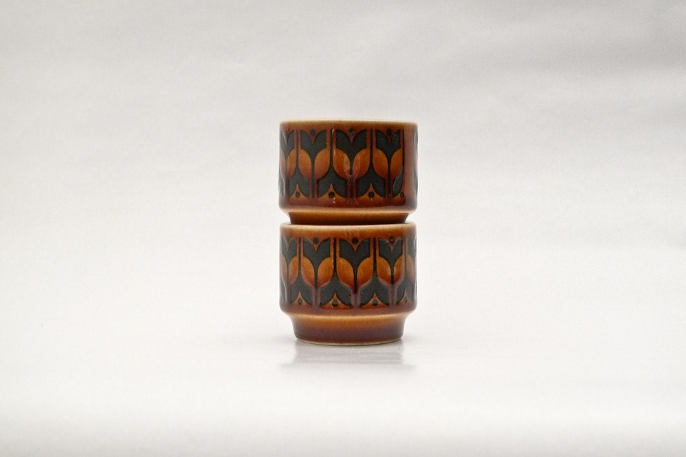 Pair of Vintage Hornsea Egg Cups