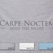 Carpe Noctem - Seize the Night gamer RPG tee t-shirt