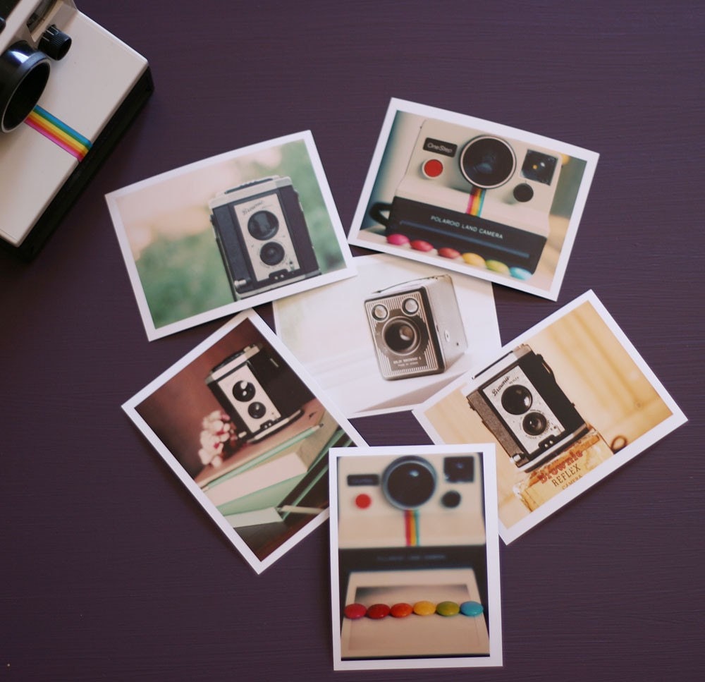 camera collection - three mini prints of your choice