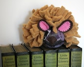 hedgehog plush stuffed animal, handmade, upcycled, eco friendly