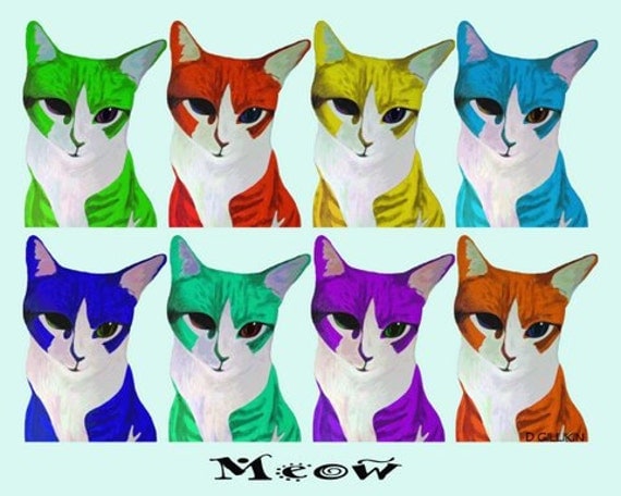 Meow Ferris Blank Note Card