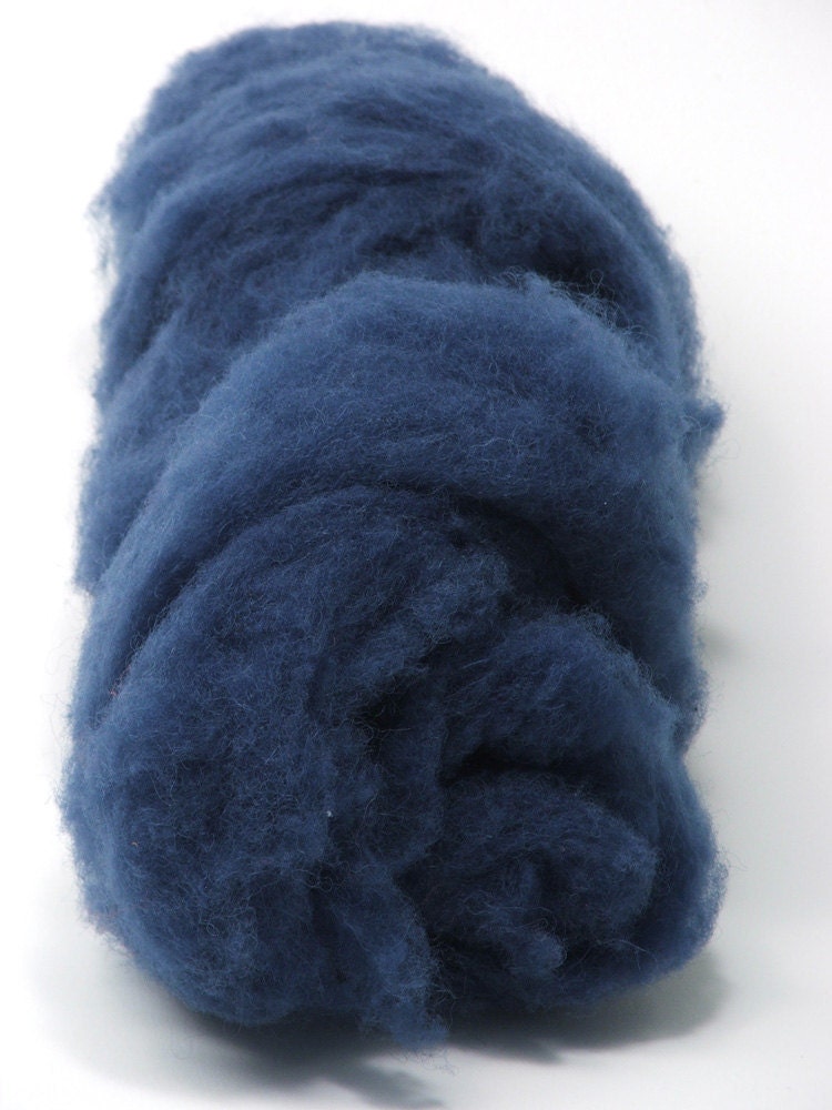 Long Wearing Merino Blend Wool - Dark Indigo Blue - 1 oz