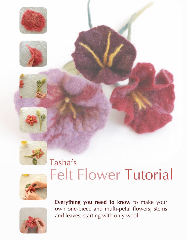 How to Make Felt Flowers - A Tutorial