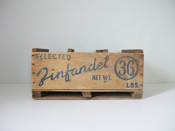 zinfandel grape crate