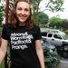 Marauder's Tee, Women's American Apparel fitted tee MEDIUM in BLACK