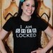 I am SHER Locked.  Women's American Apparel fitted tee in MEDIUM