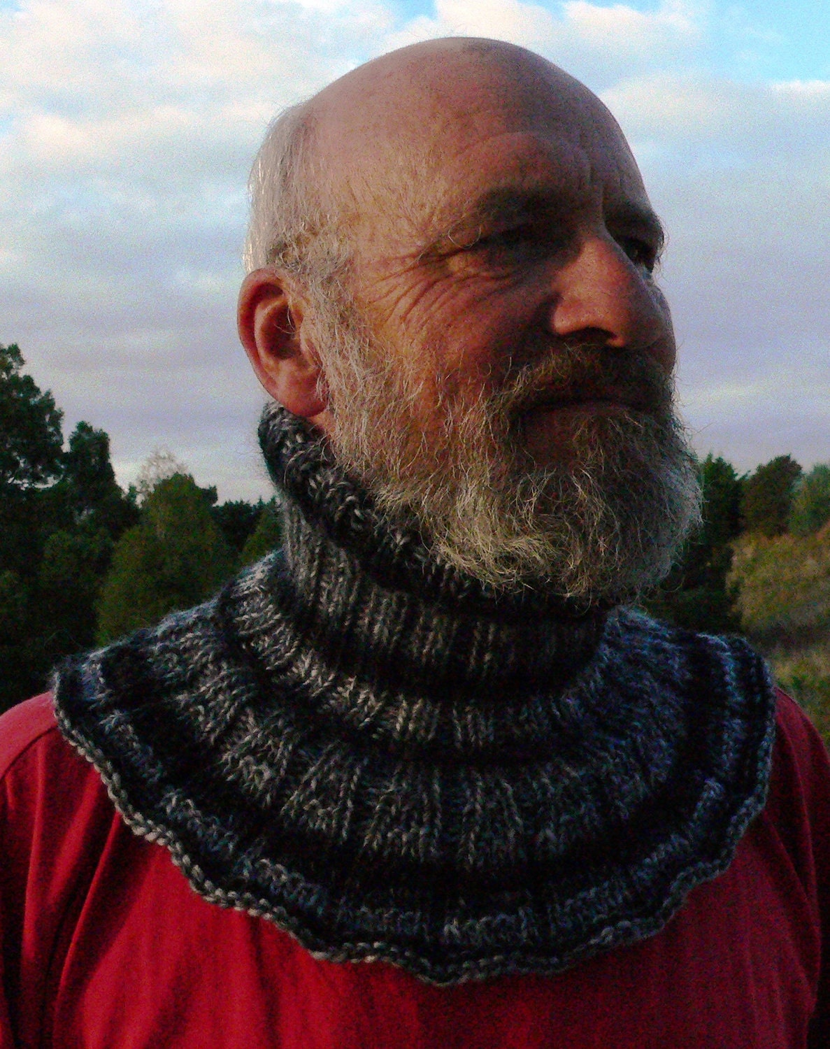 Bloke's Neck Warmer Pattern pdf only
