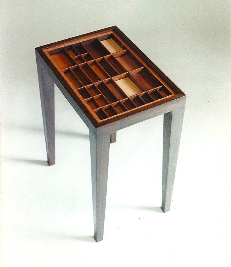 Contemporary Table with inlays