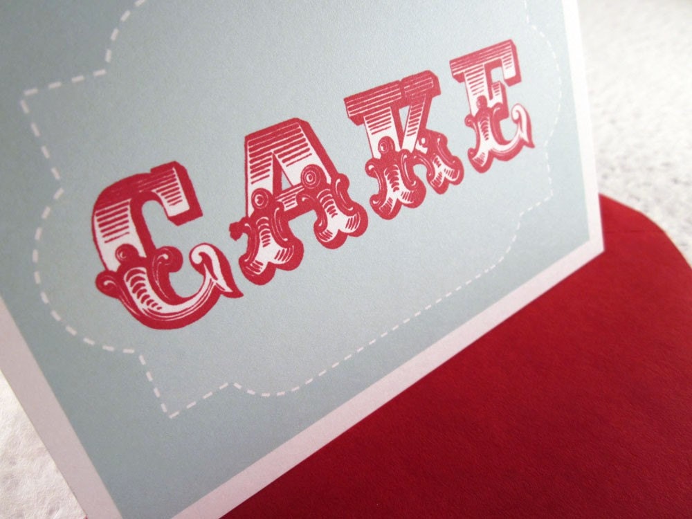 Cake Birthday Card