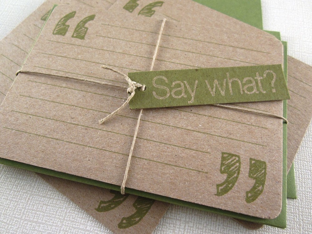 Fill-in-the-Quote Note Cards - 4PK