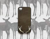 Cell phone, phone case - antlers case for your iPhone 4 - cell phone accessory - tribal outdoors deer men (In Stock) - Raceytay