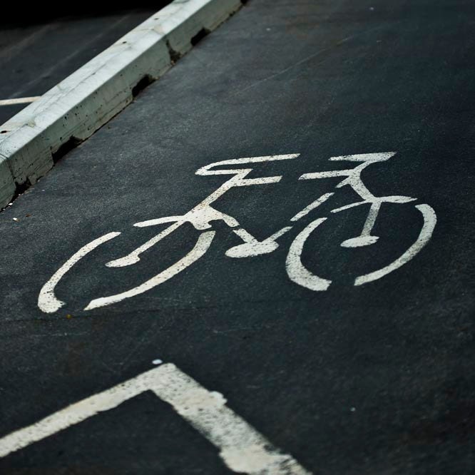 Urban photograph - Back to School - bike sign fine art print - white chevron - slate gray - bicycle lane sportsl 8x8 - Raceytay