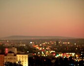 30% OFF, Pink and peach Hollywood, Travel Photography, tangerine. abstract city at dusk, Los Angeles, adventure - Raceytay
