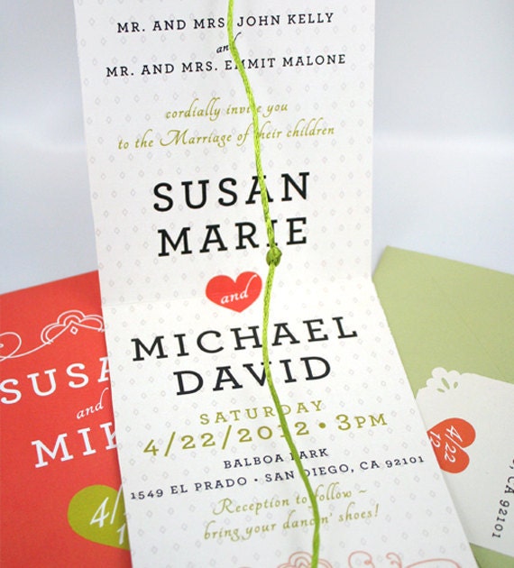 Tie The Knot Wedding Invitation Suite