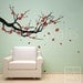Wall Decal Cherry Blossom wall decals vinyl wall decals nursery wall decals Branch wall mural Plum Sakura Tree Wall Decal Home Decor Art