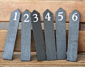 Black Table Markers