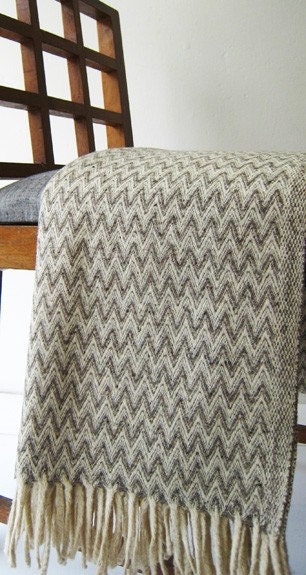 Top Drawer Blanket/COLIBRI ZIG ZAG/Pure Virgin Wool