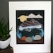 Midnight, art print 8.5 x 11