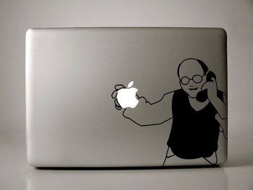 Casual George Costanza On The Phone Decal Macbook Laptop