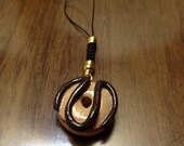 Yummy Maple Frosted, Chocolate Swirl Donut Cell Phone Charm
