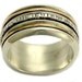 Wedding band - Sterling silver, rose gold and yellow gold Men's and women's meditation ring - Happily ever after .
