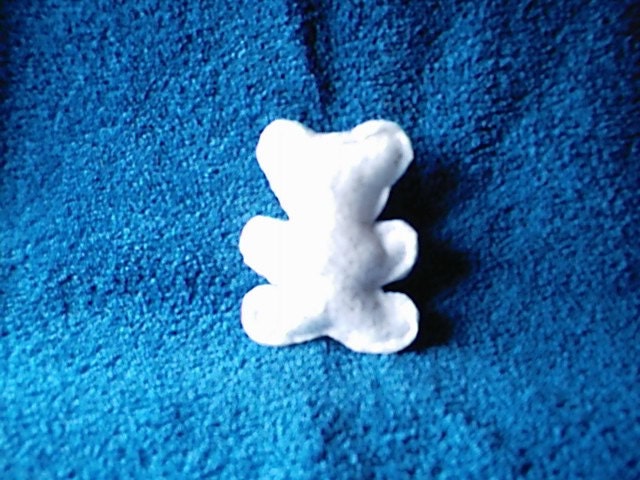 Cat Toy White Teddy Bear Catnip Toy