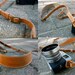 Natural Tan Premium Camera Neck Strap (RING) - made to order