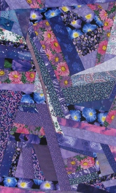 Crazy Quilt Small Quilt Art Wall Hanging