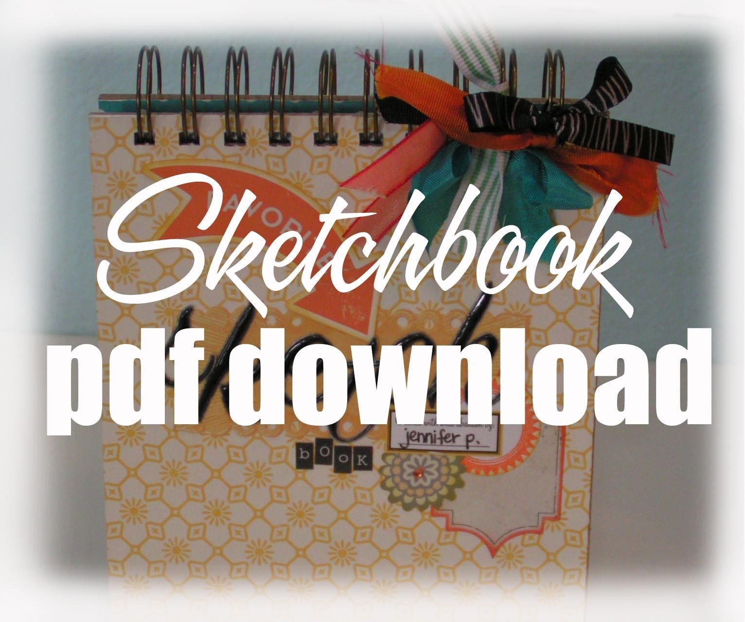 PDF Printable Template -- Pages for Scrapbooker Sketch Book -- Create Your Own Sketches