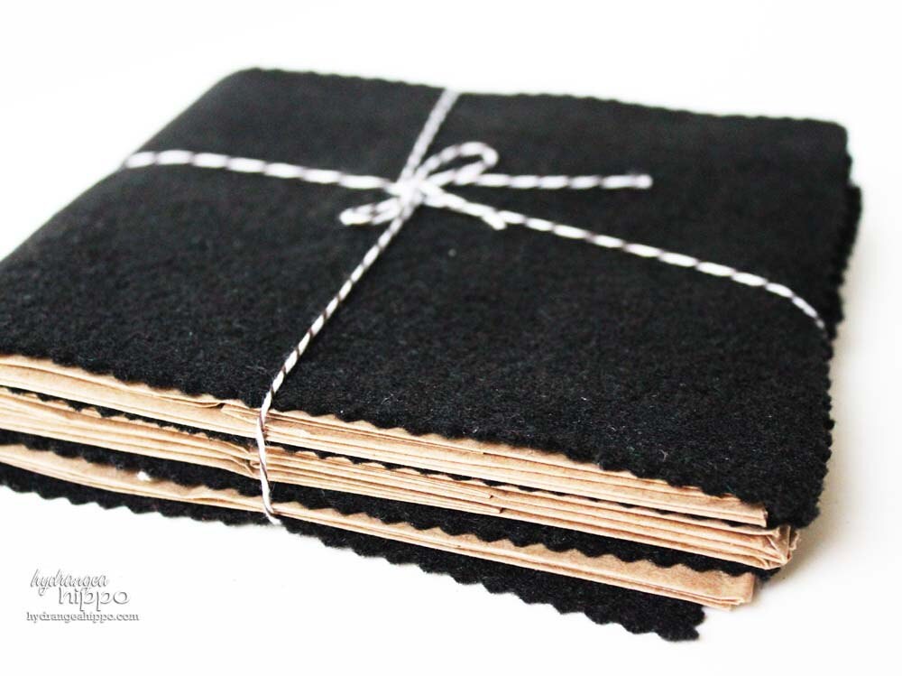 Black Felt Paper