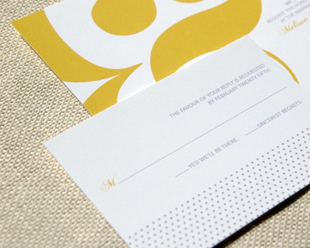 Wedding Invitation Sample - Ampersand