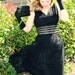 Silk Chiffon 40s Dress Vintage Reproduction Custom Made Gown Any Size Color and Length